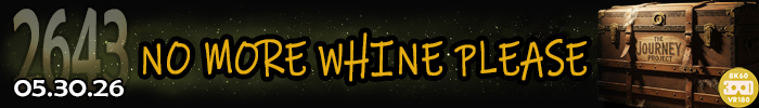 Entry #2643 &ndash; No More Whine Please &ndash; 05/30/26